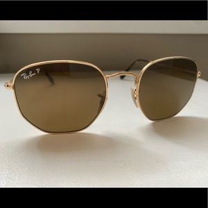 Ray Ban Polarized Hexagonal Flat Lenses